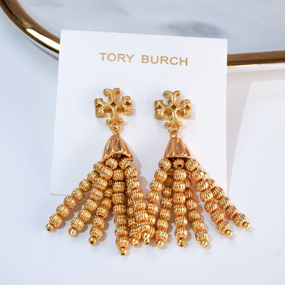 Tory Burch Roxanne Small Tassel Earring - Picture 1 of 7